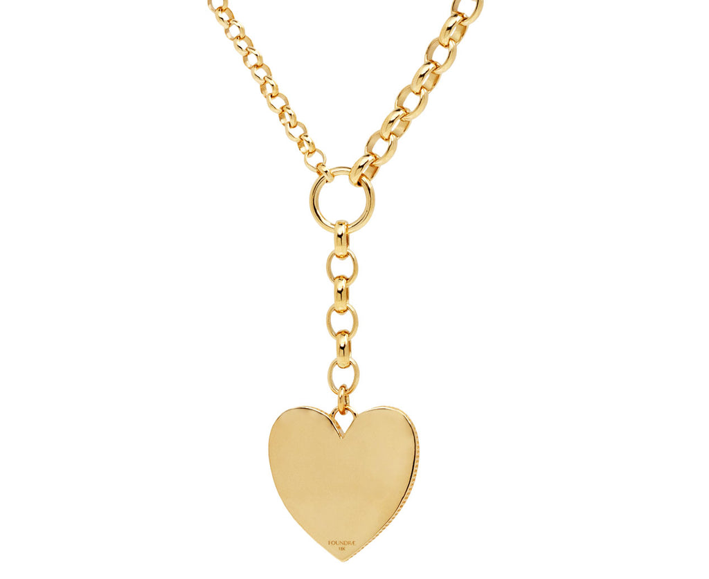 Ever Growing Love Vivacity Faceted Heart Mixed Belcher Chain Necklace