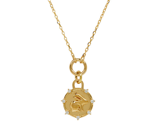 True Love Bunny Thread Necklace