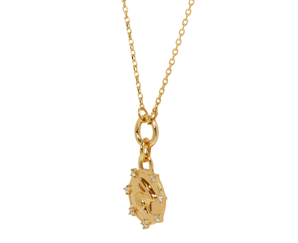 True Love Bunny Thread Necklace