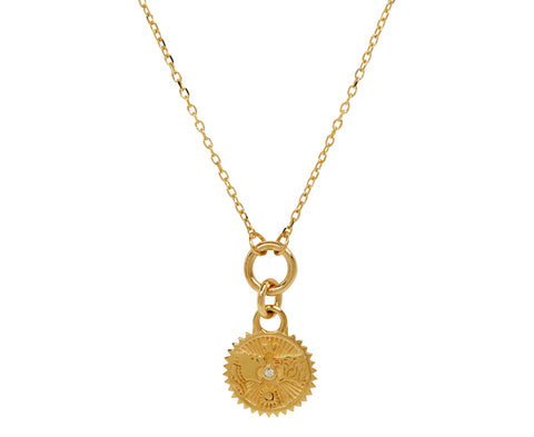 Solar & Lunar Thread Necklace