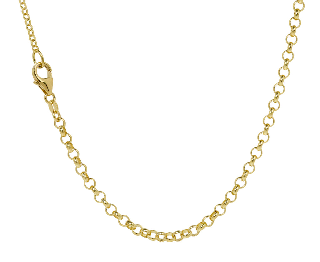 Radiating Heart Medium Mixed Belcher Extension Necklace