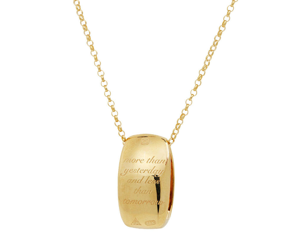 Ever Growing Oversized Oval Heart Beat Necklace