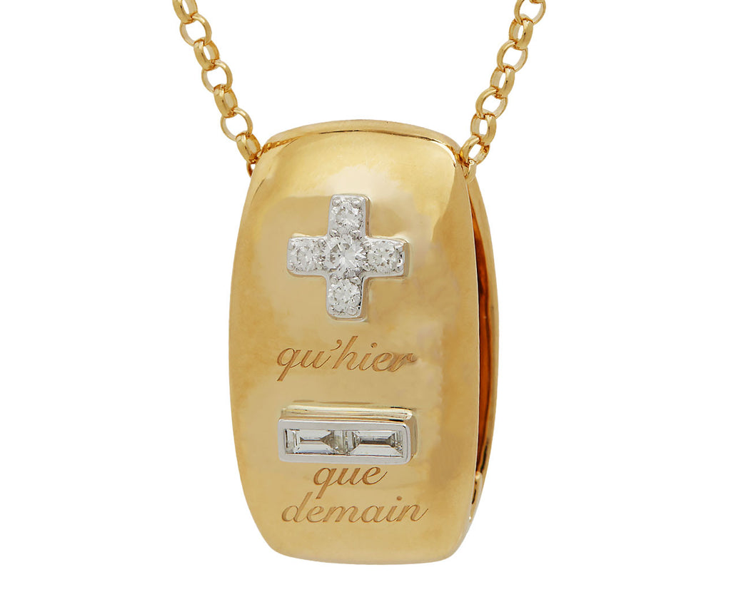 Ever Growing Oversized Oval Heart Beat Necklace