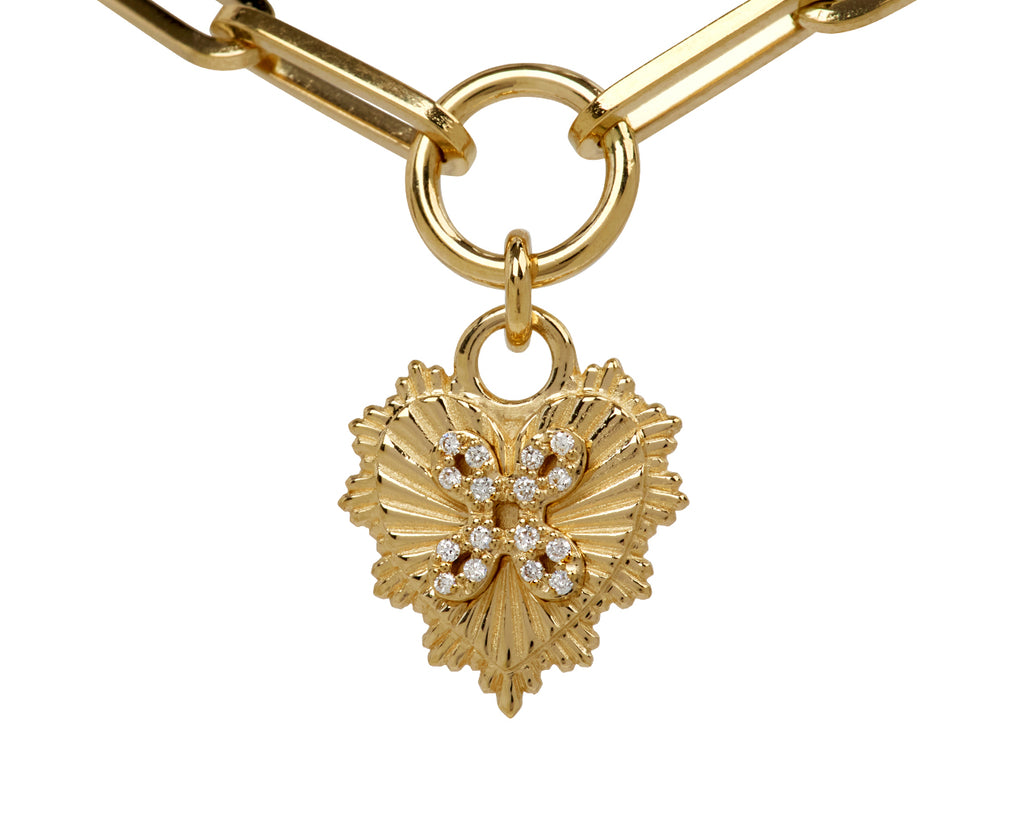 True Love Mini Heart Fob Clip Chain Bracelet