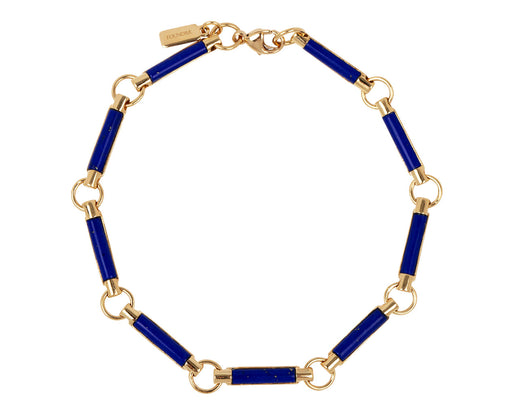 Lapis Stone Chain Bracelet