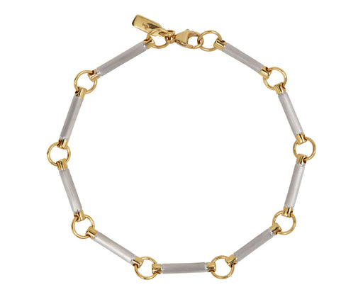 White Gold Element Chain Bracelet