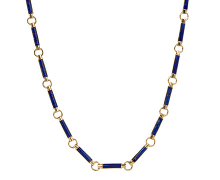 Lapis Stone Chain Necklace