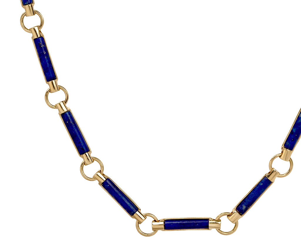 Lapis Stone Chain Necklace