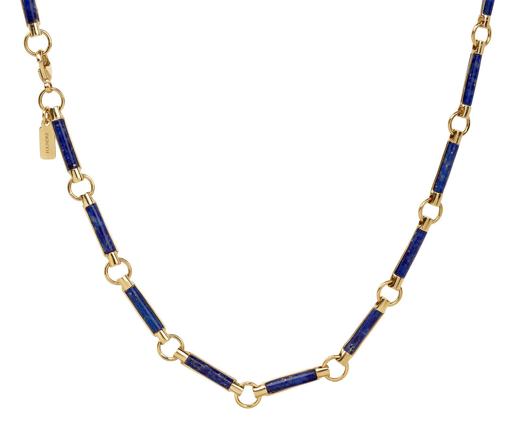 Lapis Stone Chain Necklace