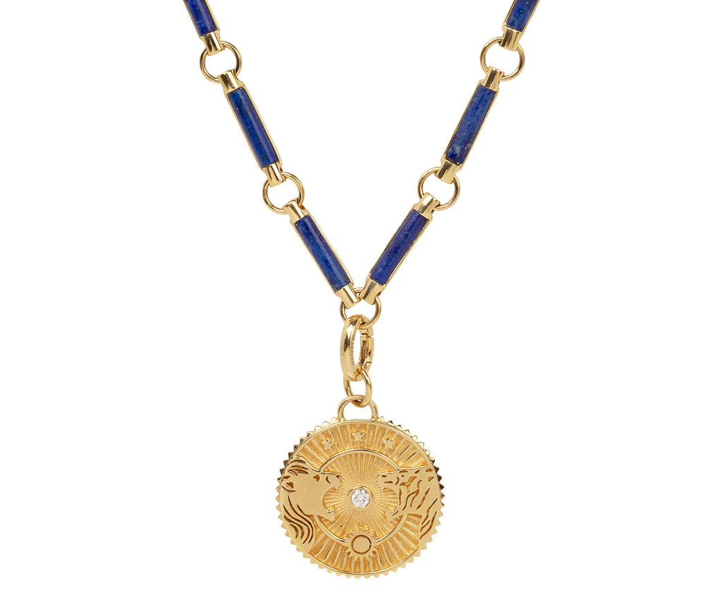 Lapis Stone Chain Necklace
