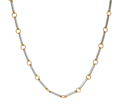 White Gold Element Chain Necklace