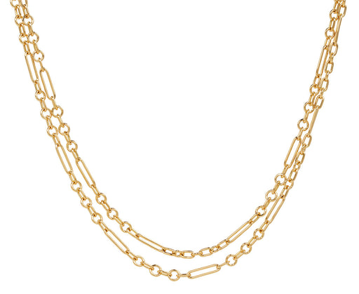 32" Refined Mixed Clip Chain Necklace - TWISTonline 