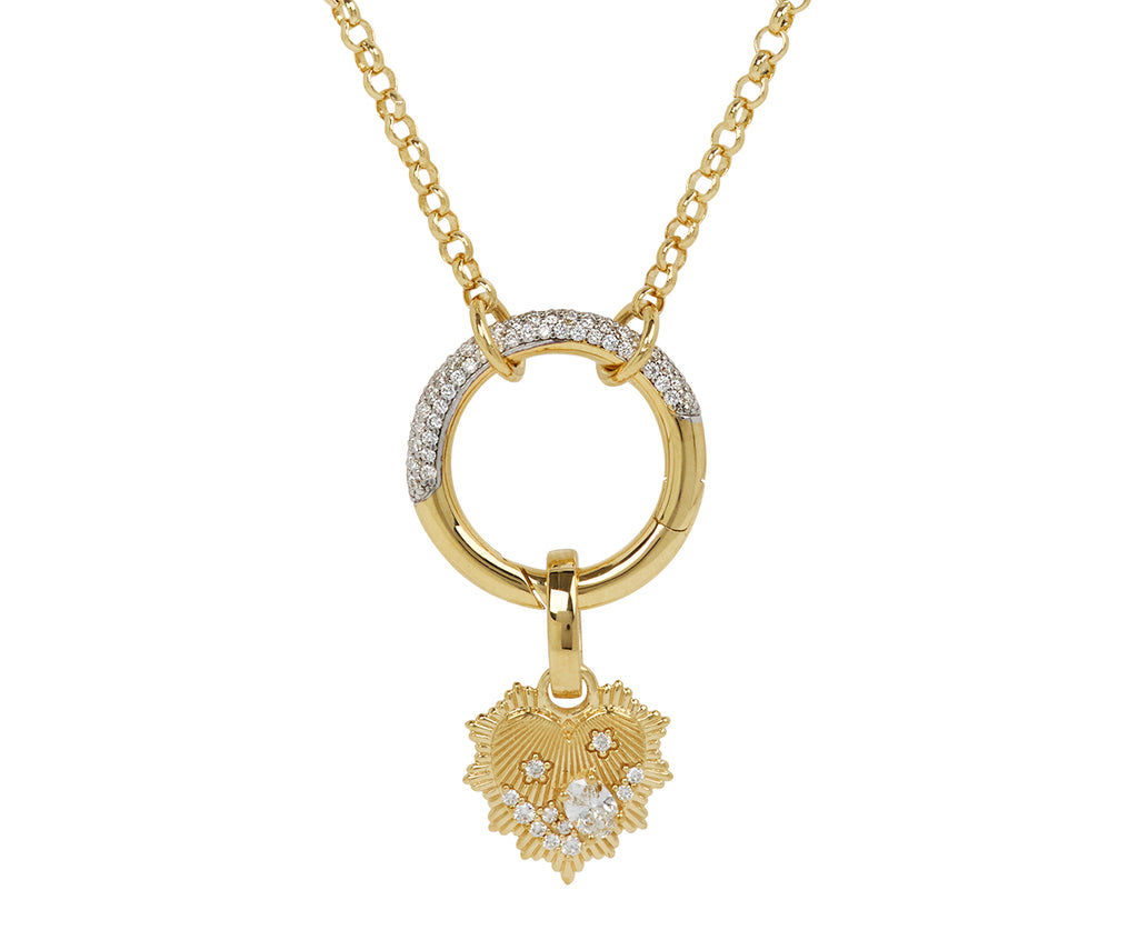 Small Belcher Open Chain with Medium Pave Annex Link