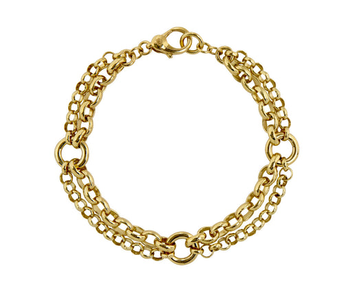 Heavy Mixed Belcher Bracelet