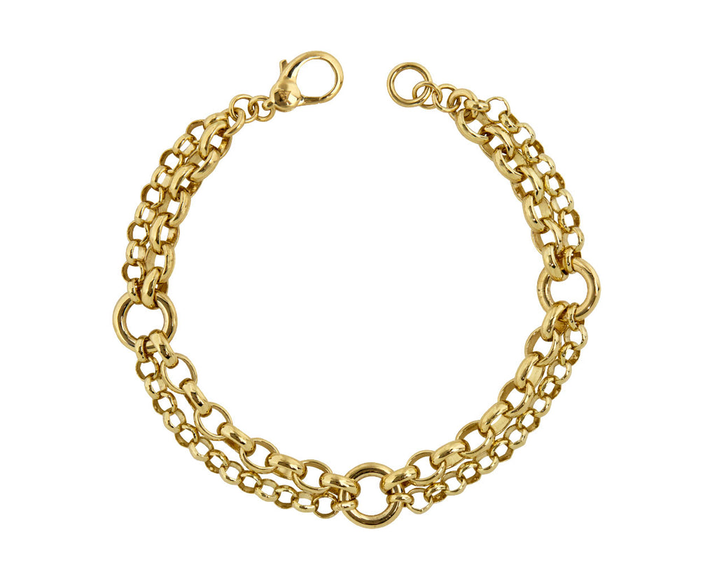 Heavy Mixed Belcher Bracelet