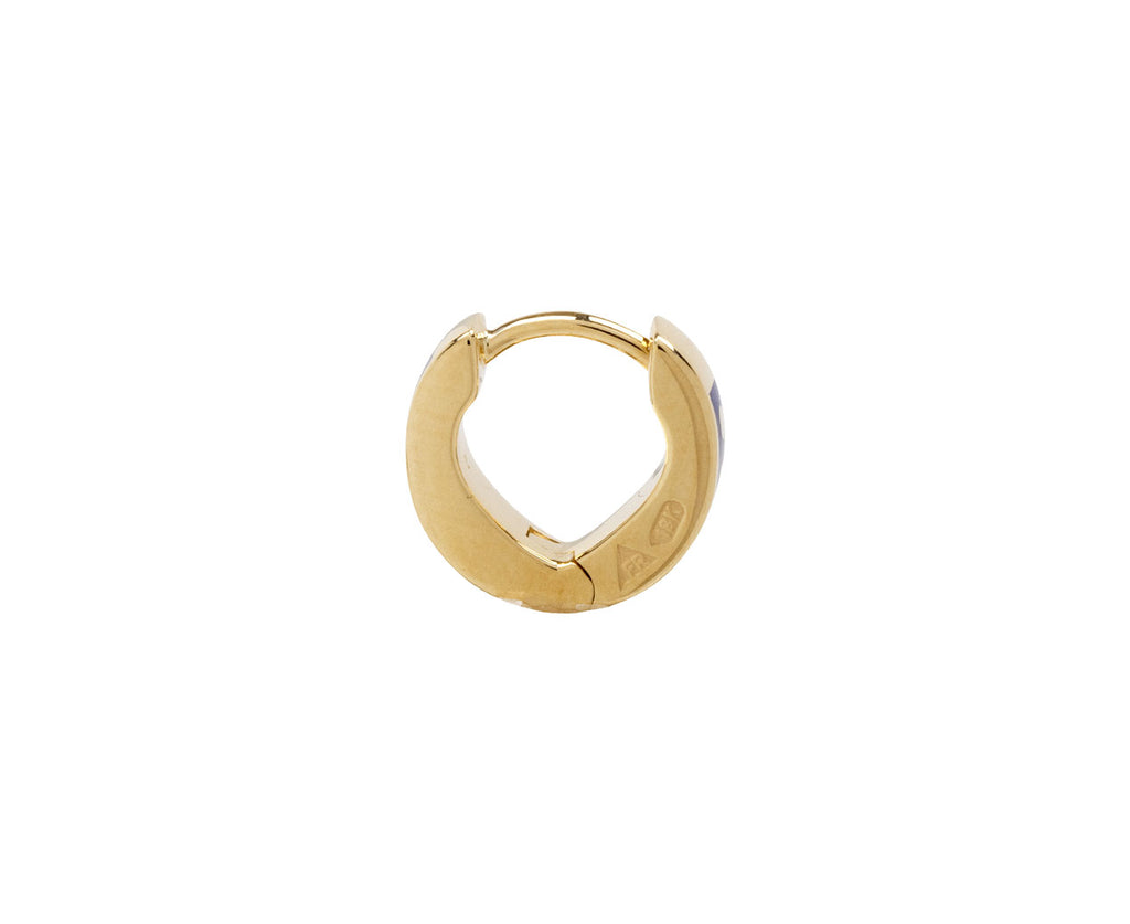 Karma Tenet Heart Beat Huggie SINGLE Earring