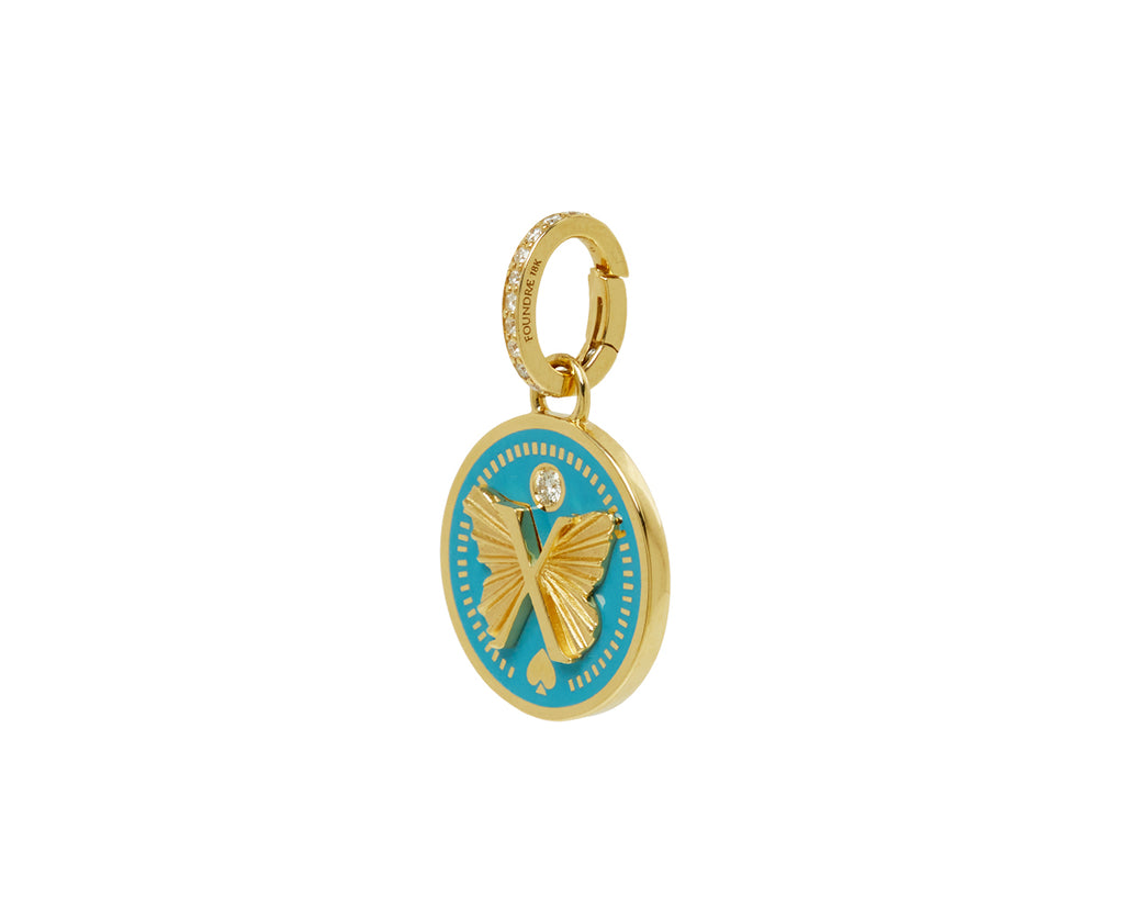 Petite Reverie Medallion Pendant and Diamond Push Gate ONLY