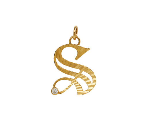 Medium Initial 'S' Pendant ONLY