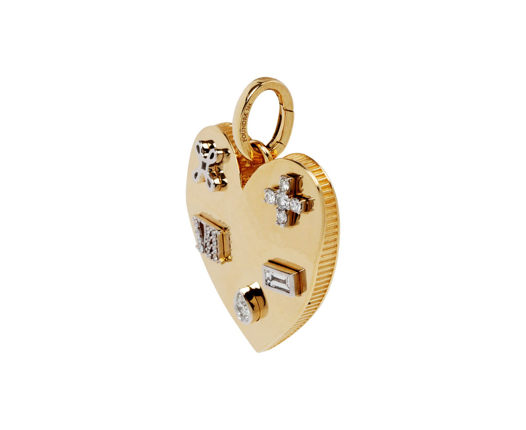Ever Growing True Love Faceted Heart Pendant ONLY