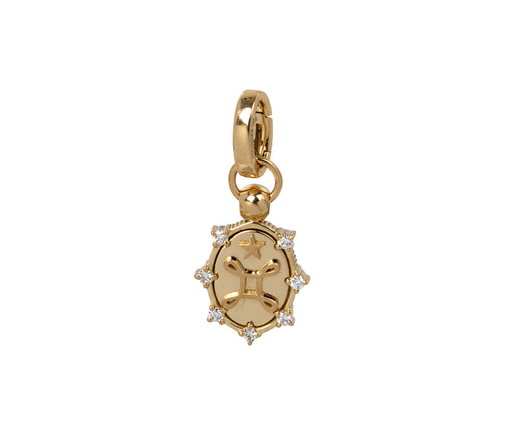 True Love Mini Crest Charm with Push Gate