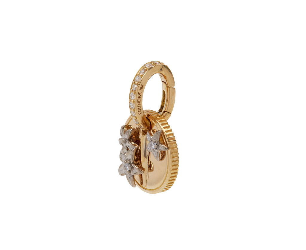 Foundrae Diamond Resilience Mini Coin and Diamond Push Gate ONLY Side View