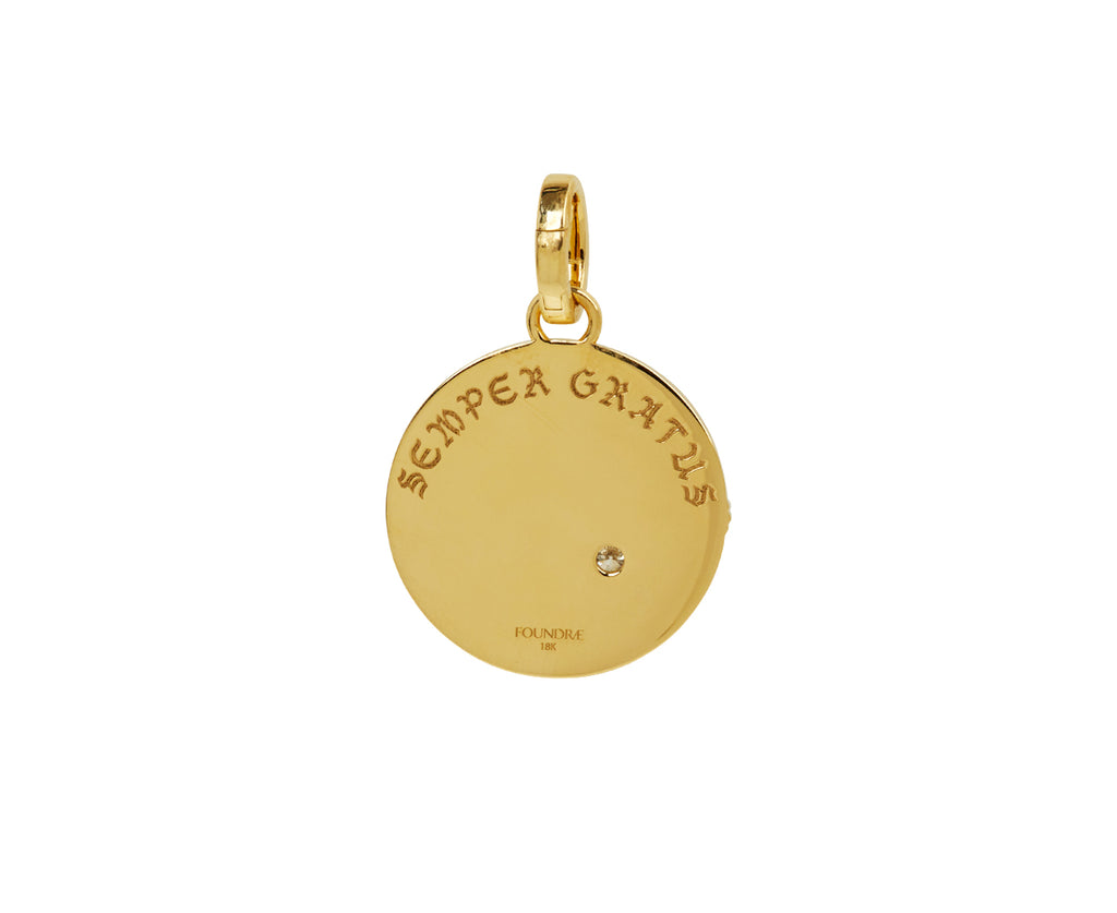 Medium Infinite Gratitude Medallion with Push Gate ONLY - TWISTonline 