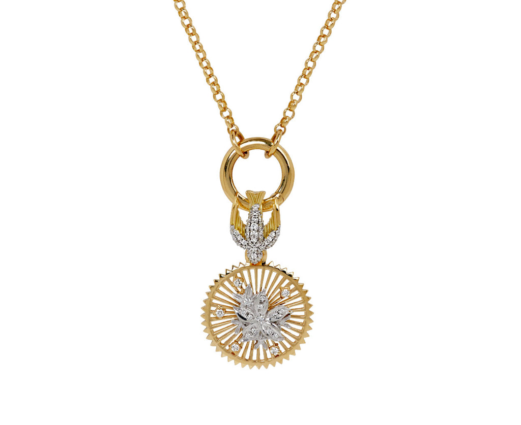 Blossoms Medallion with Pave Sparrow Annex Link ONLY
