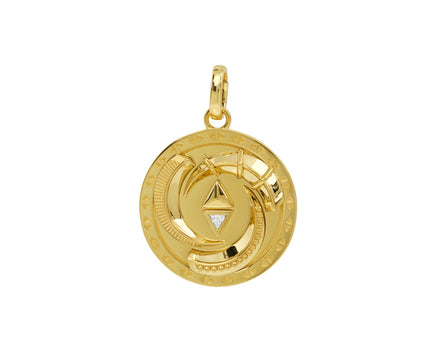 Large Triskele Protection Claw Medallion with Push Gate ONLY