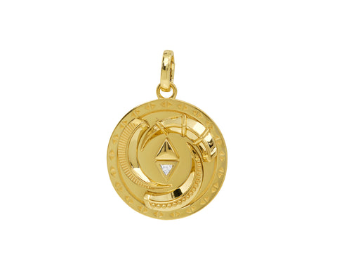 Large Triskele Protection Claw Medallion with Push Gate ONLY