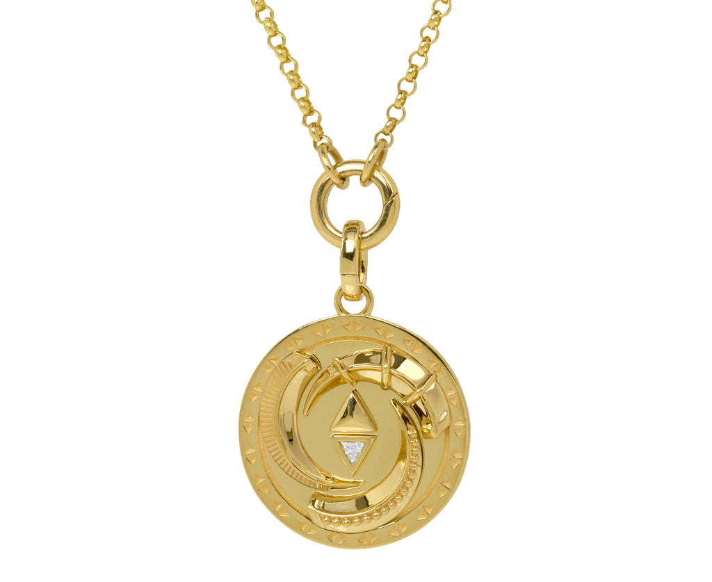 Large Triskele Protection Claw Medallion with Push Gate ONLY