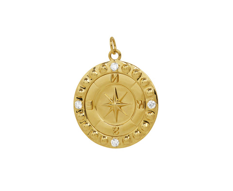 Large Internal Compass Medallion Pendant ONLY