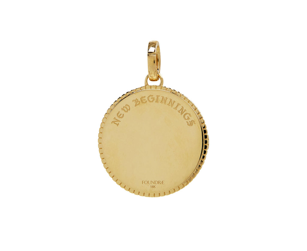 New Beginnings Internal Compass Large Medallion with Push Gate