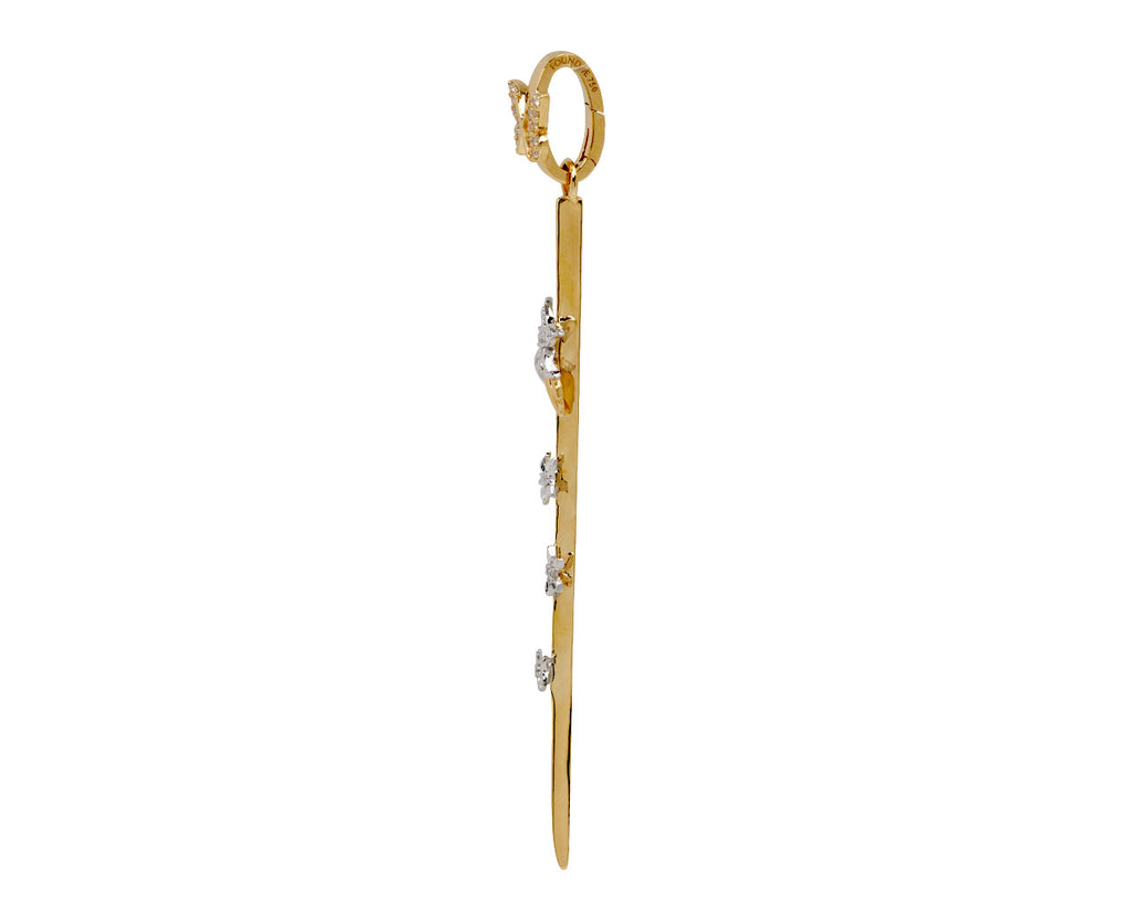 Blossoms Thorn Pendant with Pave Butterfly Annex Link ONLY
