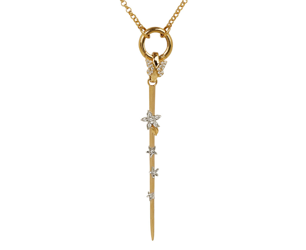 Blossoms Thorn Pendant with Pave Butterfly Annex Link ONLY