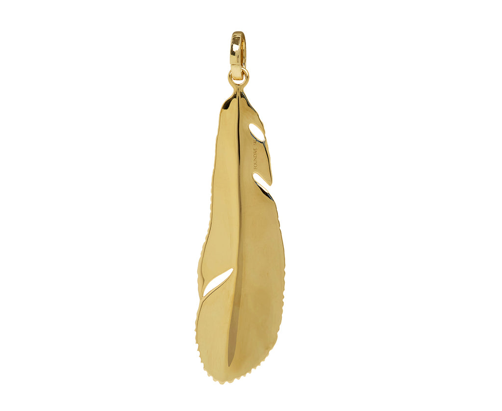 Large Vivacity Feather Medallion with Push Gate ONLY