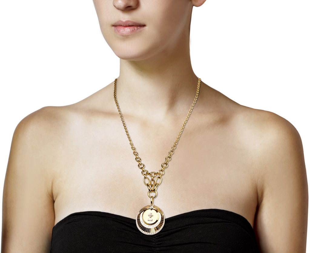 Oversized Vivacity Medallion with Push Gate ONLY