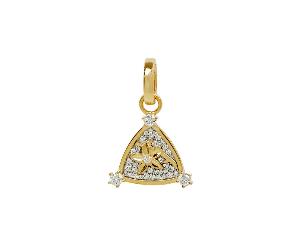 Diamond Blossom Miniature Pendant with Push Gate ONLY