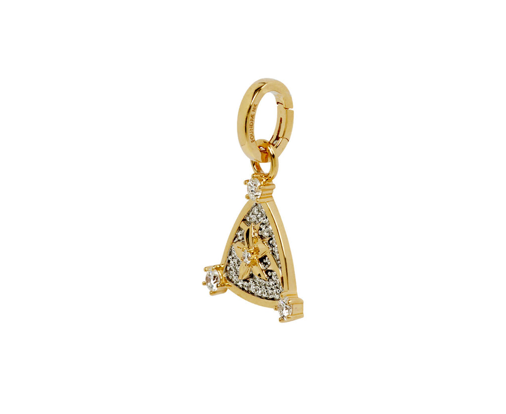 Diamond Blossom Miniature Pendant with Push Gate ONLY