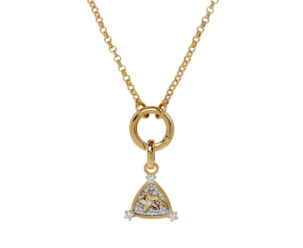 Diamond Blossom Miniature Pendant with Push Gate ONLY