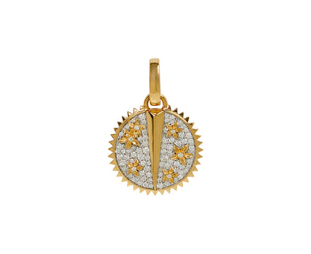 Pavé Blossoms Resilience Baby Medallion with Push Gate ONLY