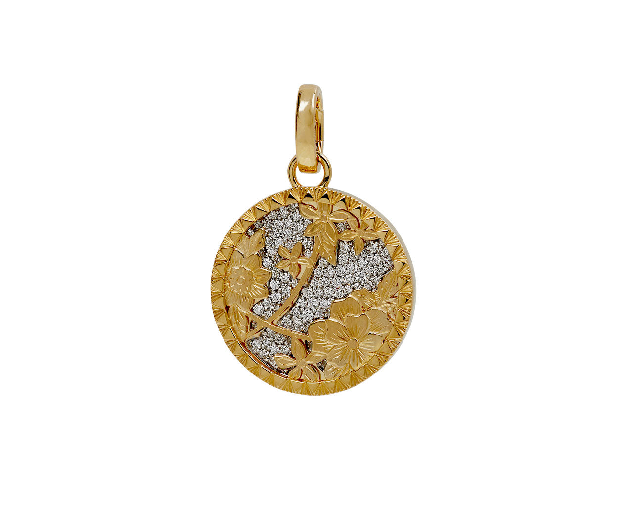 Foundrae Medium Blossoms Resilience Floral Screen Medallion