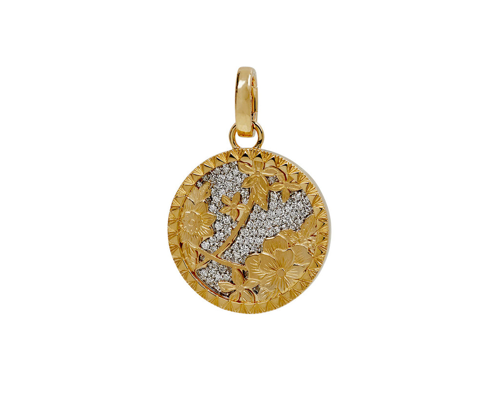 Medium Blossoms Resilience  Floral Screen Medallion