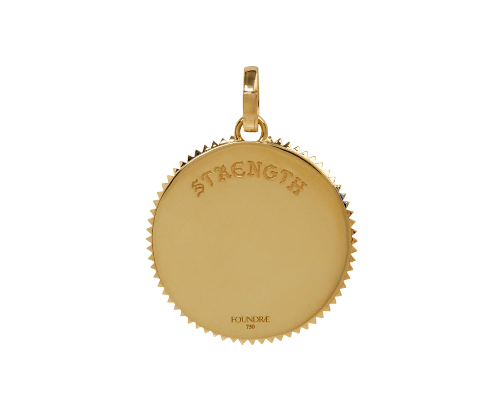 Large Pavé Solar & Lunar Medallion with Push Gate ONLY