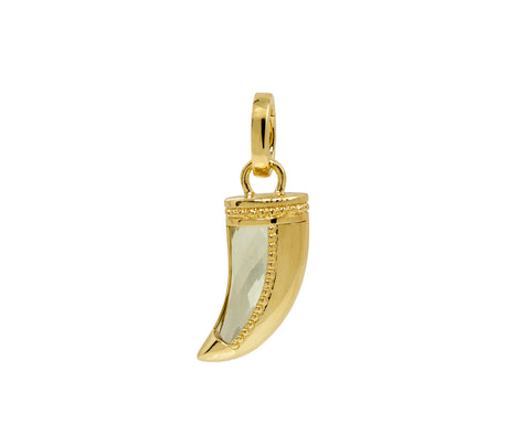 Prasiolite Protection Claw Gemstone Pendant and Push Gate ONLY