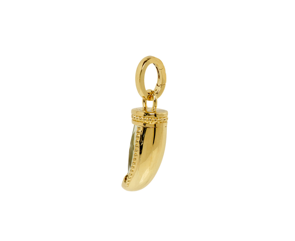 Prasiolite Protection Claw Gemstone Pendant and Push Gate ONLY