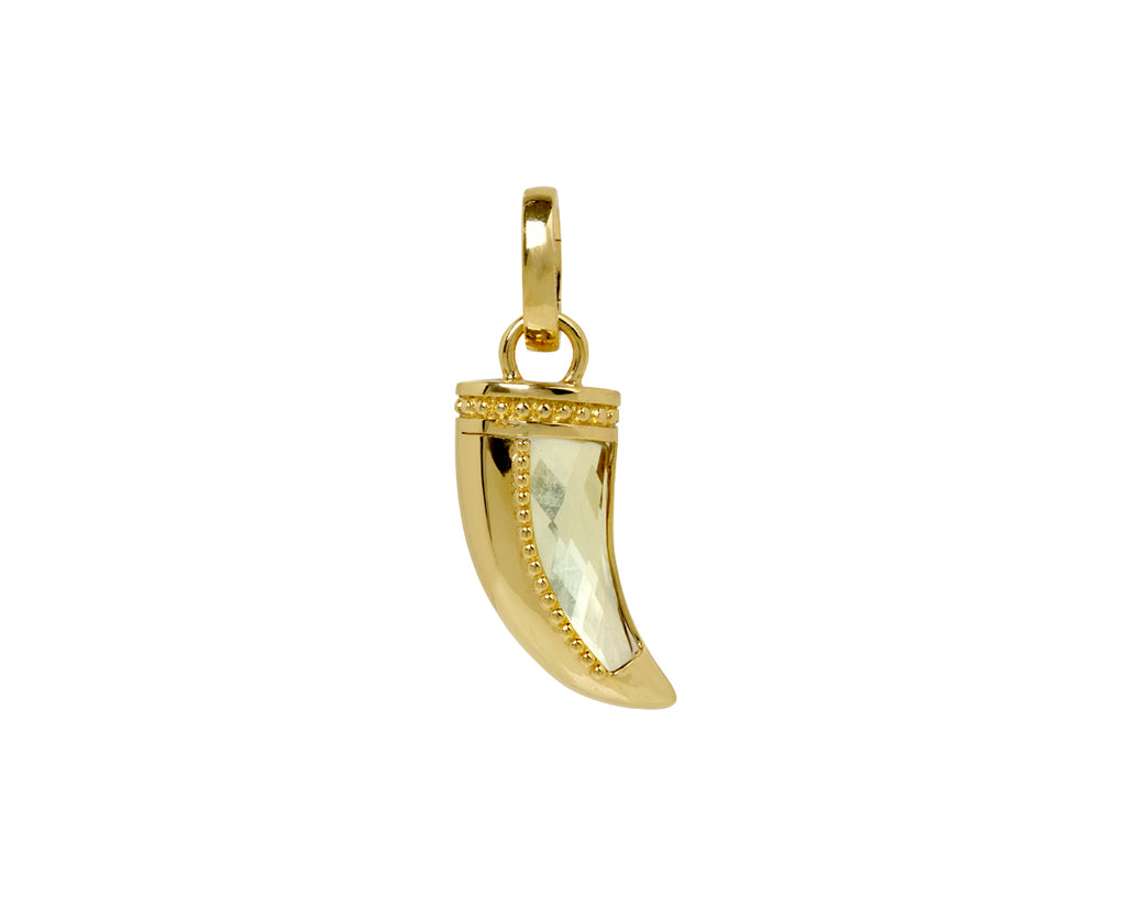 Prasiolite Protection Claw Gemstone Pendant and Push Gate ONLY