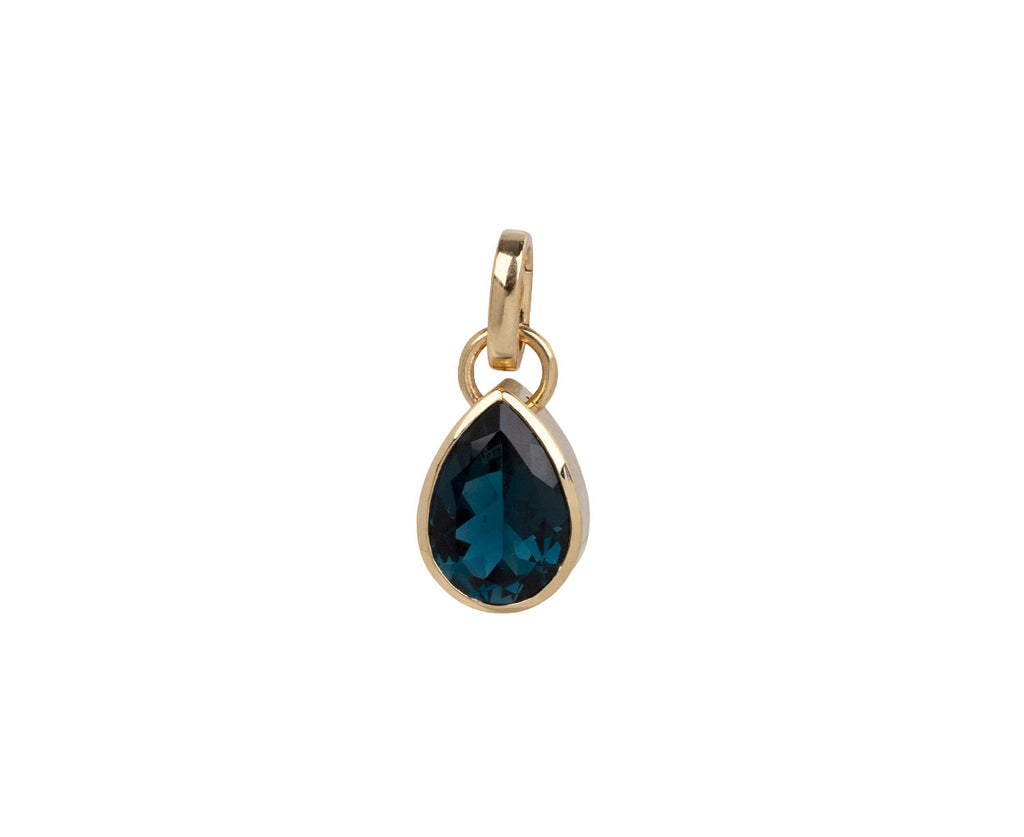 London Blue Topaz Forever & Always a Pair Charm ONLY