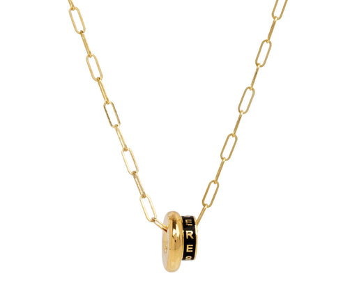 Resilience and Thin Heart Beat Necklace