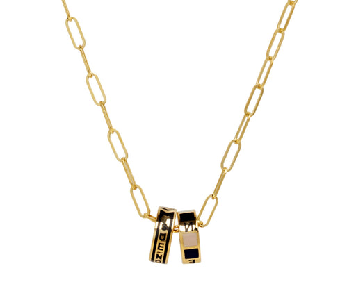 Foundrae Internal Compass and Dream Heart Beat Necklace