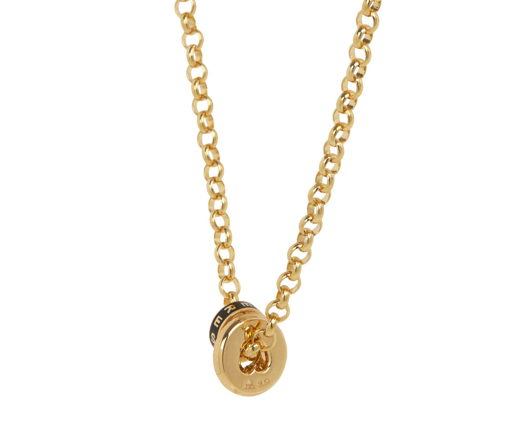 Resilience and Diamond Heart Beat Medium Belcher Necklace